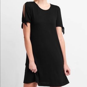 Gap softspun tie sleeve swing dress